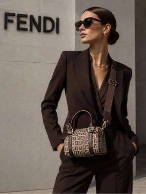 Fendi Zucca Mini Bauletto Bag – Authentic | As New | Full Set | Rare
